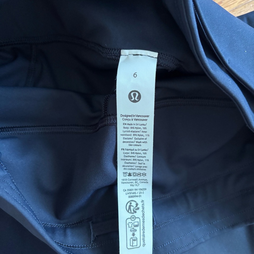 lululemon - NWT fast and free high rise tight 25” pockets leggings nulux blue - Picture 7 of 9